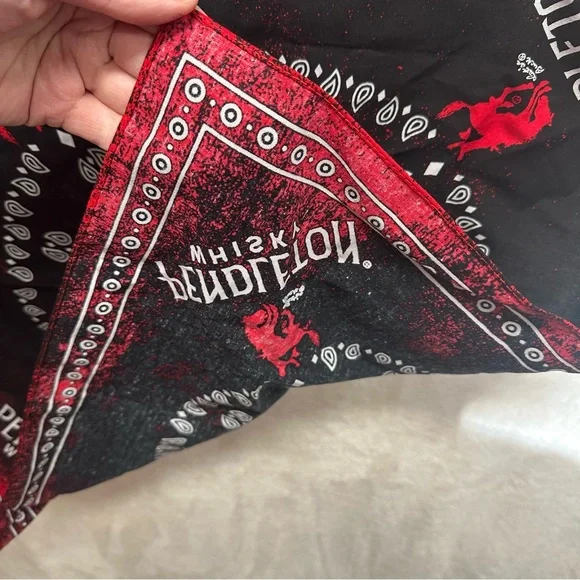 Pendleton Whiskey bandana hanker-chief western cowboy - Picture 5 of 5